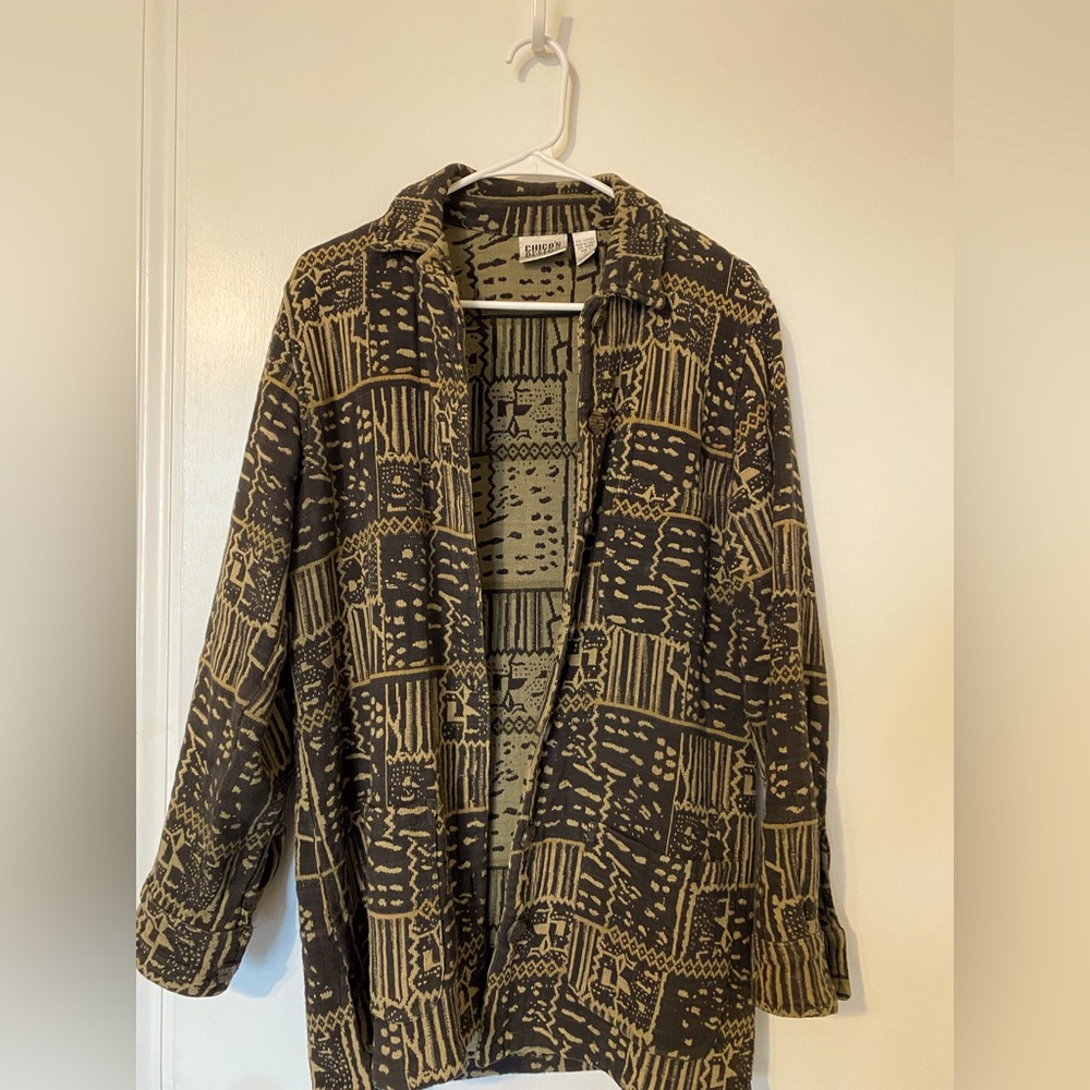 Chico’s Design Cotton Duster Jacket